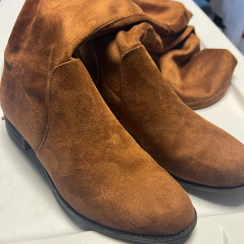 Chic Brown Over the Knee Boots